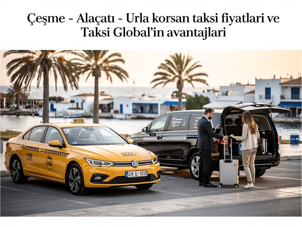 Çeşme - Alaçatı - Urla Korsan Taksi Fiyatları ve Taksi Global’in Avantajları